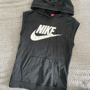 Sleeveless Nike hoodie